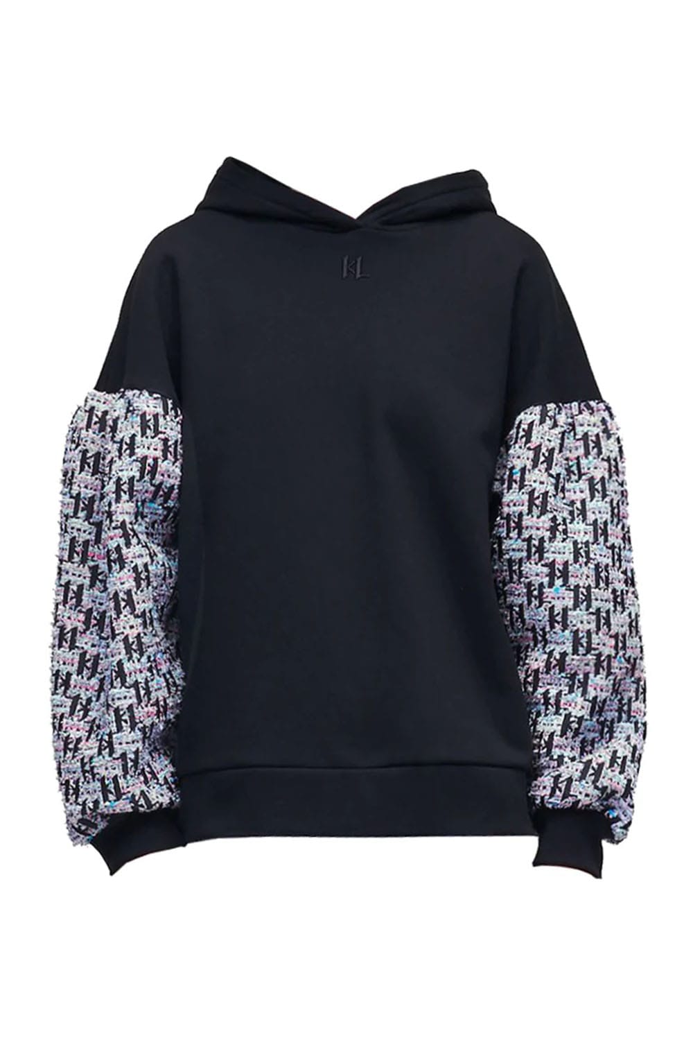 Karl Lagerfeld Boucle Puffy Sleeve Φούτερ 225W1812