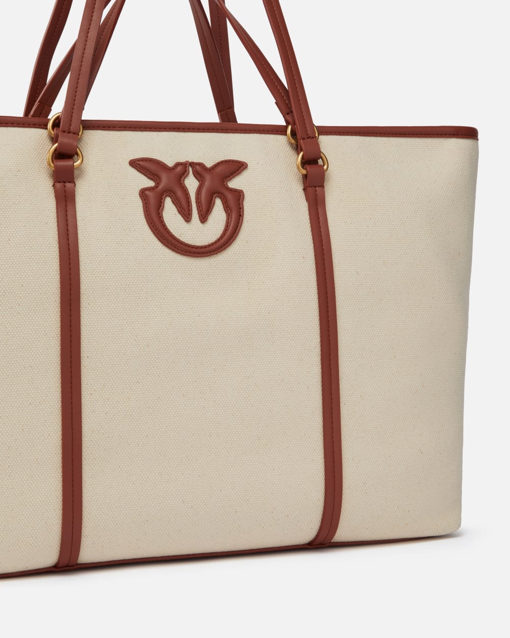 Pinko Canvas Shopping Bag 104714 A2G2