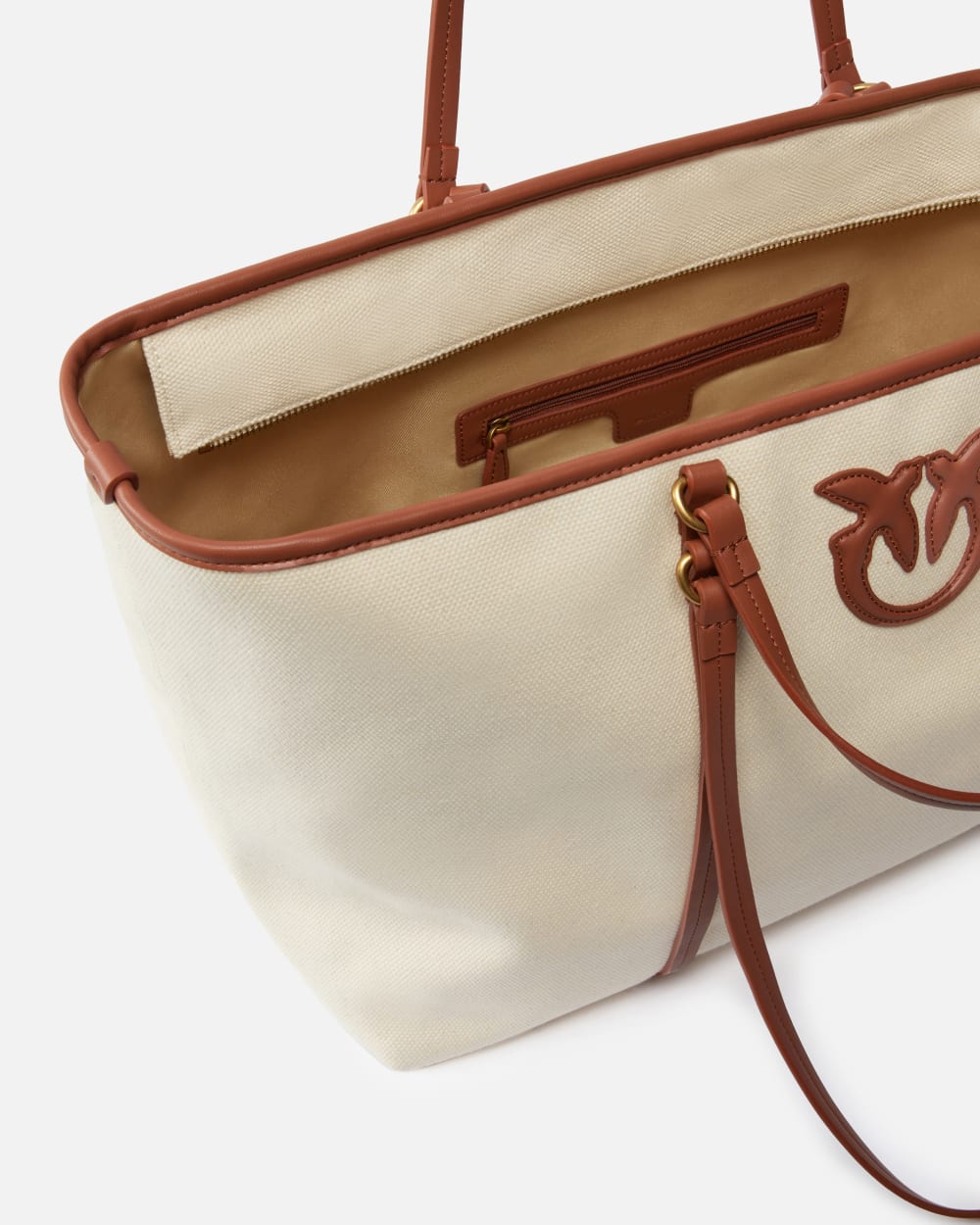 Pinko Canvas Shopping Bag 104714 A2G2