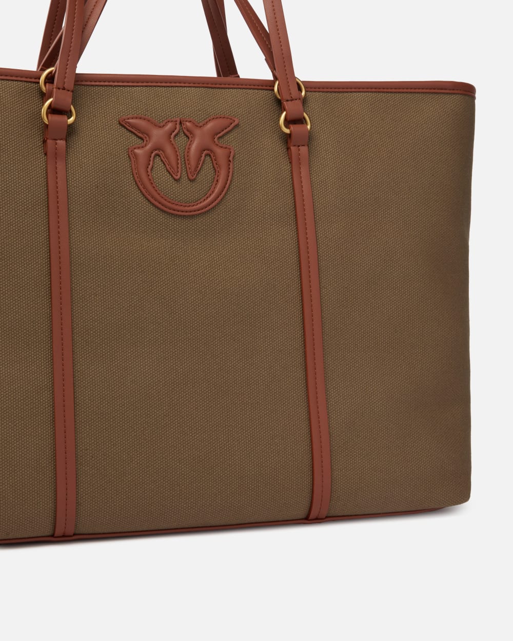 Pinko Canvas Shopping Bag 104714 A2G2