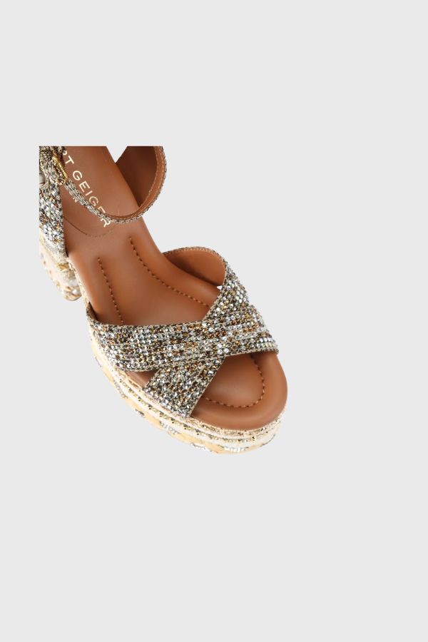 Kurt Geiger Chelsea Scarf Platform Heel 4352443609