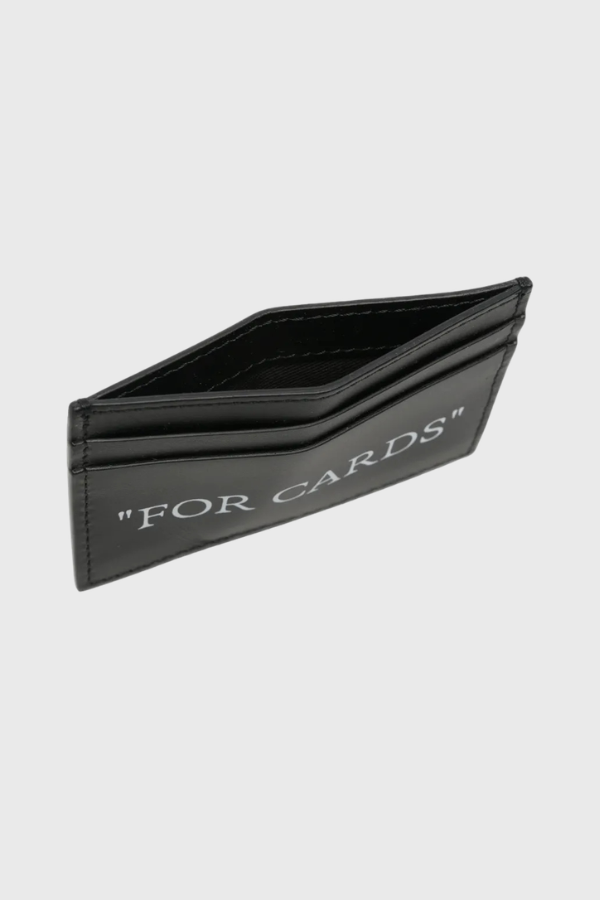 Off White Quote Card Case OWMND27F26LT01
