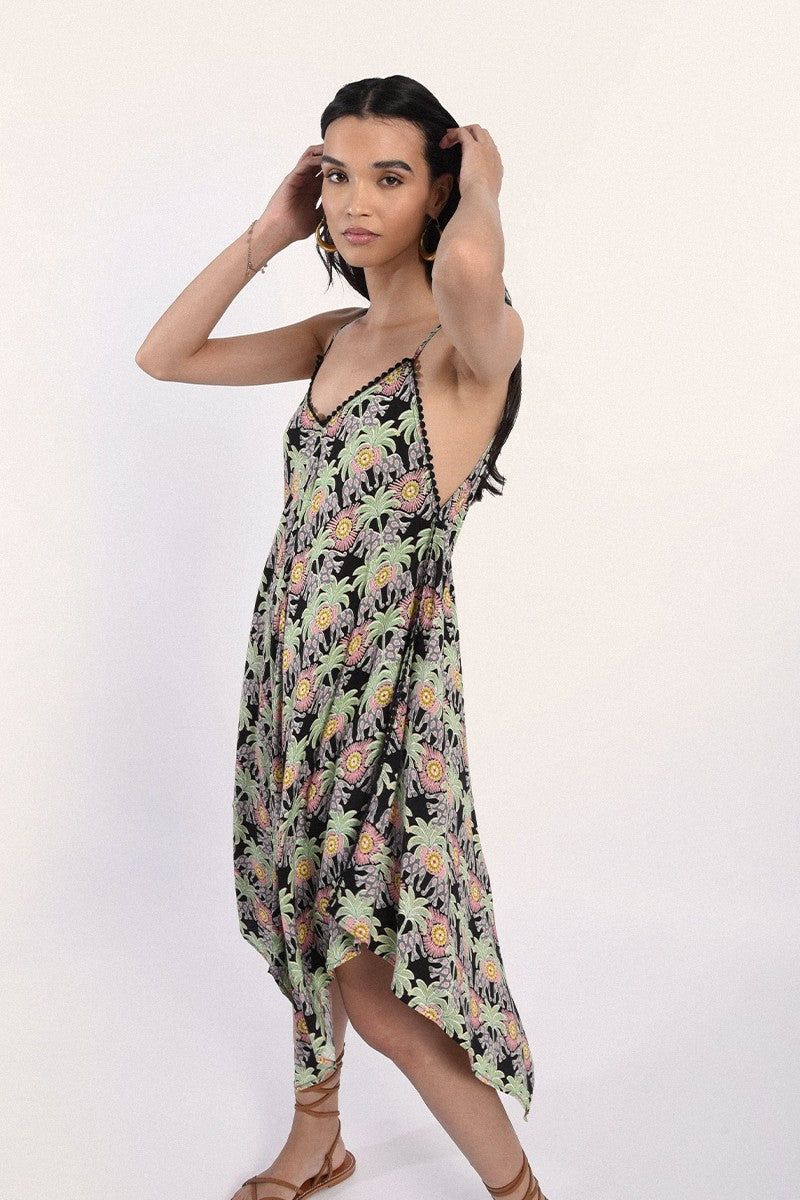 Molly Bracken Asymmetric Printed Φόρεμα N31BP