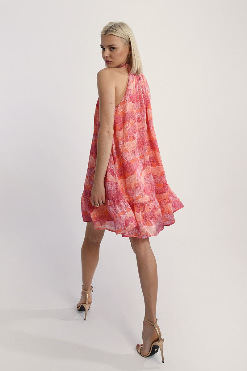 Molly Bracken Mini Flare printed Φόρεμα R1682BE