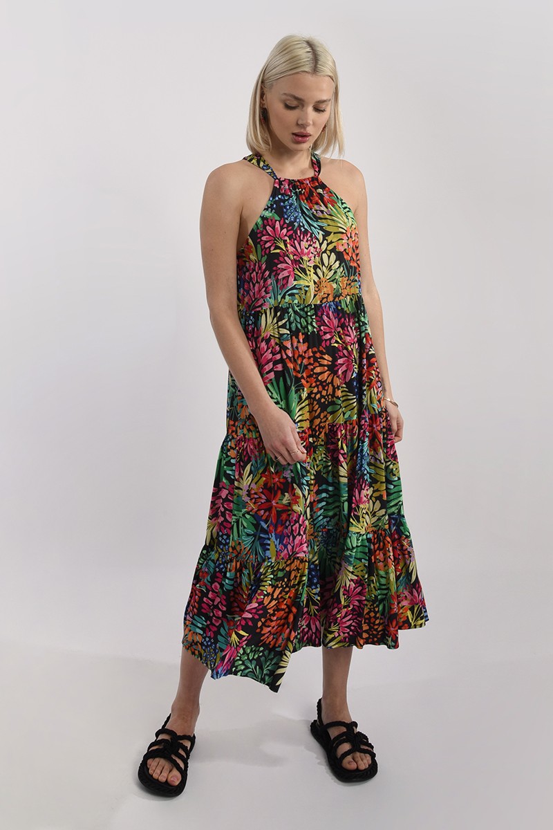 Molly Bracken Long Tiered Φόρεμα T1553BE