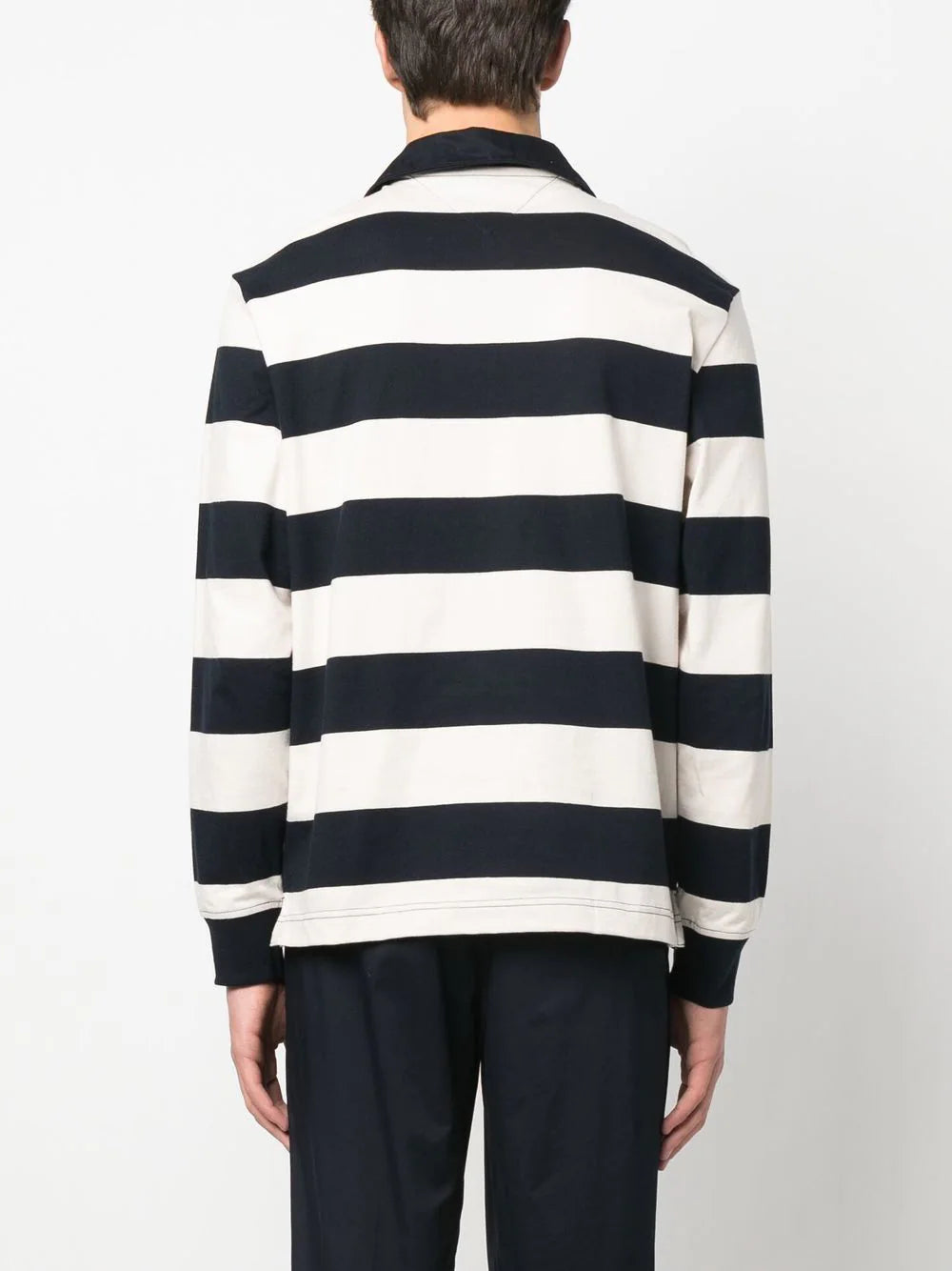 Tommy Hilfiger Ριγέ Πόλο Μπλούζα σε Κανονική Γραμμή MW0MW29671