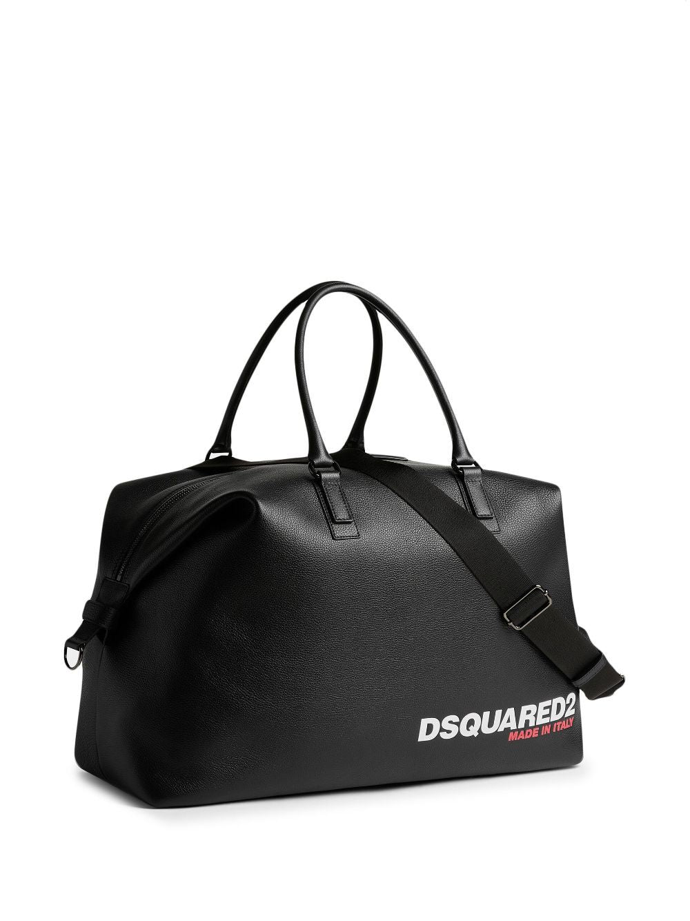 Dsquared2 Logo-print Grained Tote Bag DFM004725103888