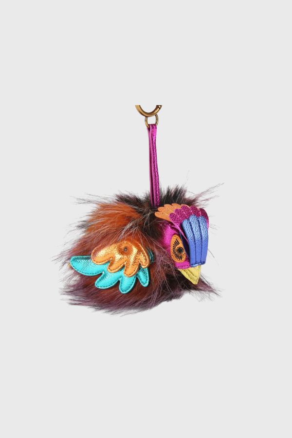 Kurt Geiger Pom Pom Bird Charm Μπρελοκ 4981869999