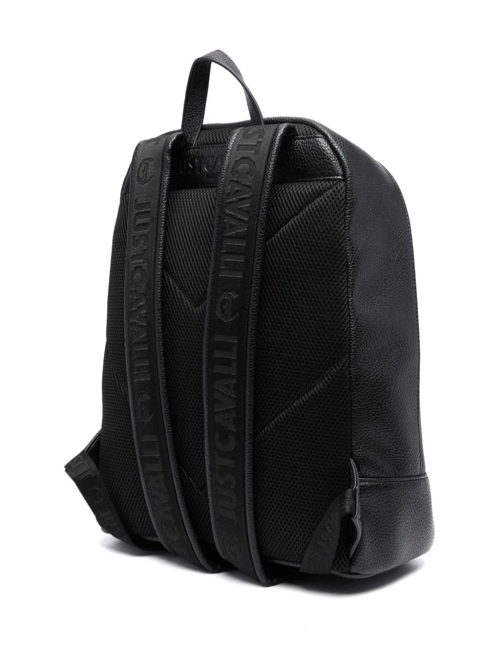 Just Cavalli Appliqué-logo Mesh-panel Backpack 76QA4B41ZSA19