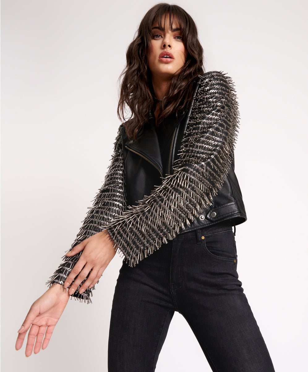 One Teaspoon Hell Raiser Moto Jacket 25K25751