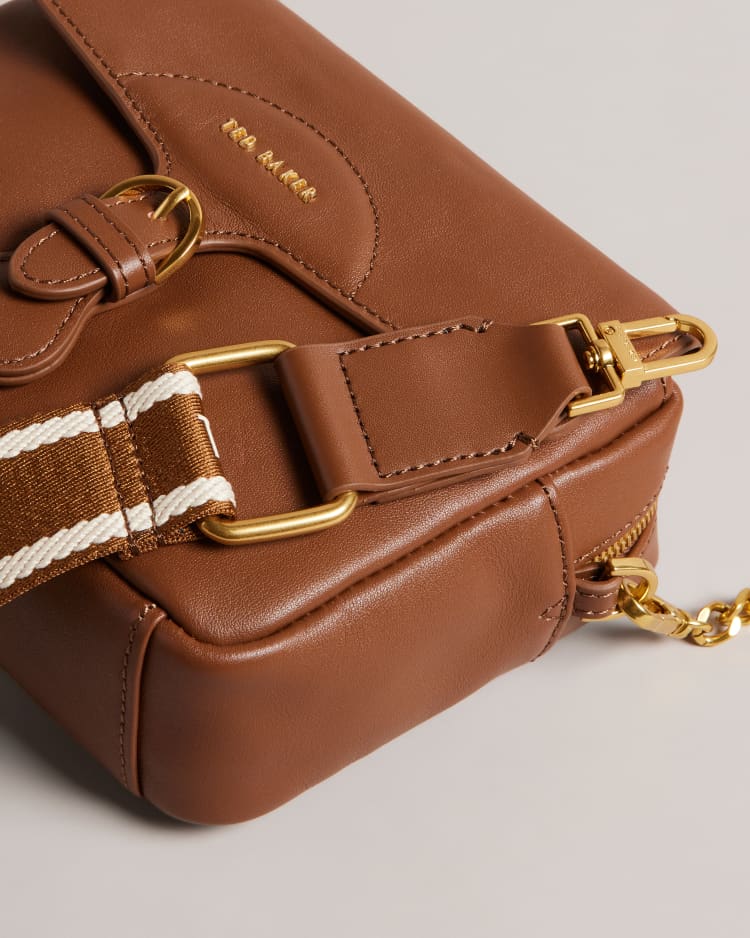 Ted Baker Esinia Leather Webbing Camera Bag 270676