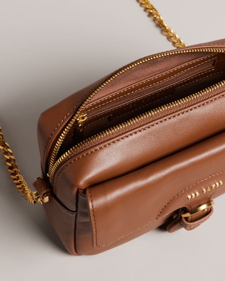 Ted Baker Esinia Leather Webbing Camera Bag 270676
