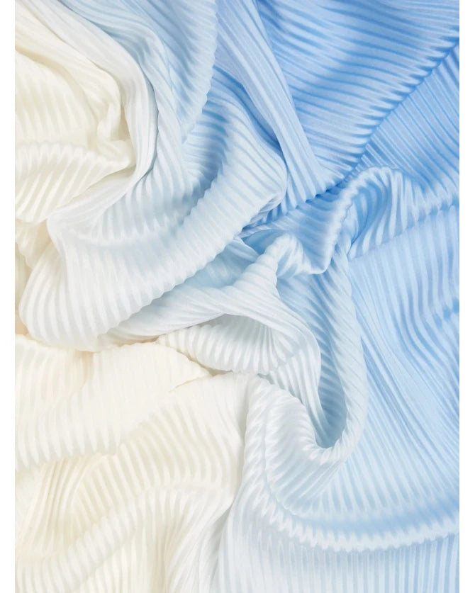 Karl Lagerfeld K/Monogram Degr Pleated Scarf A2W33054