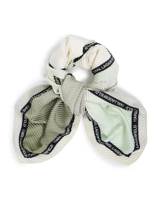 Karl Lagerfeld K/Monogram Degr Pleated Scarf A2W33054