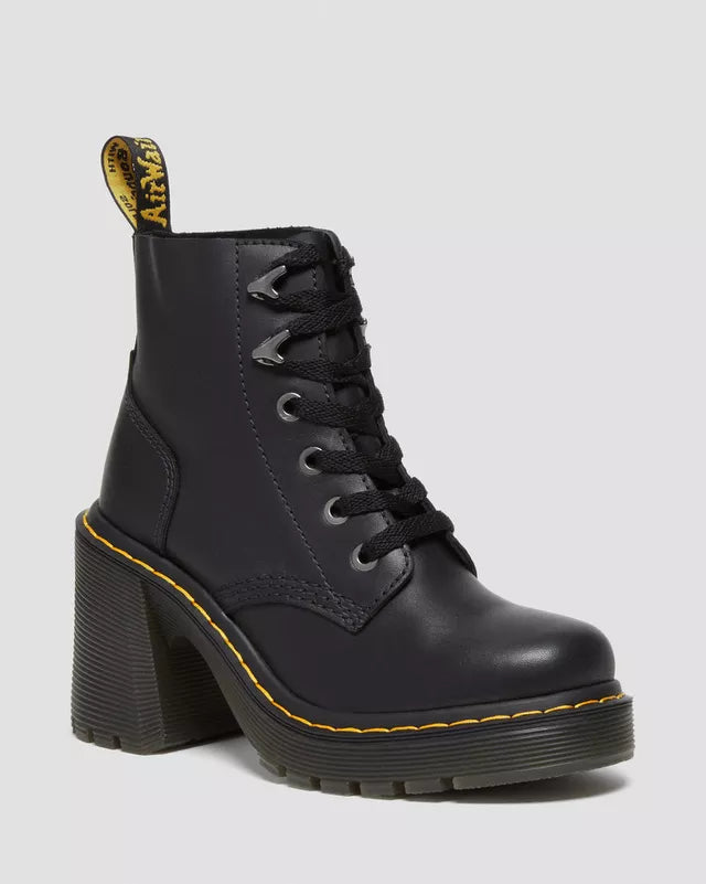 Dr. Martens Jesy Lace Up Flared Heel Boots 27613001