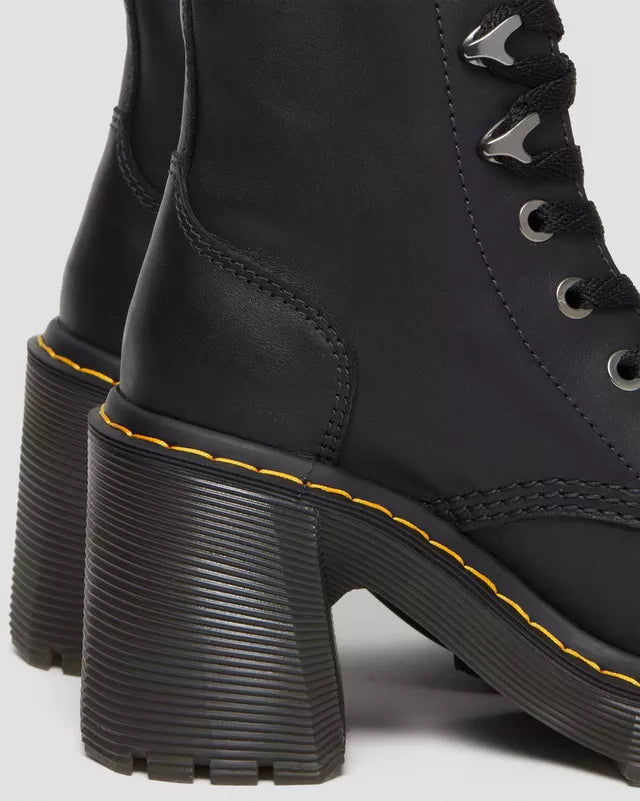 Dr. Martens Jesy Lace Up Flared Heel Boots 27613001