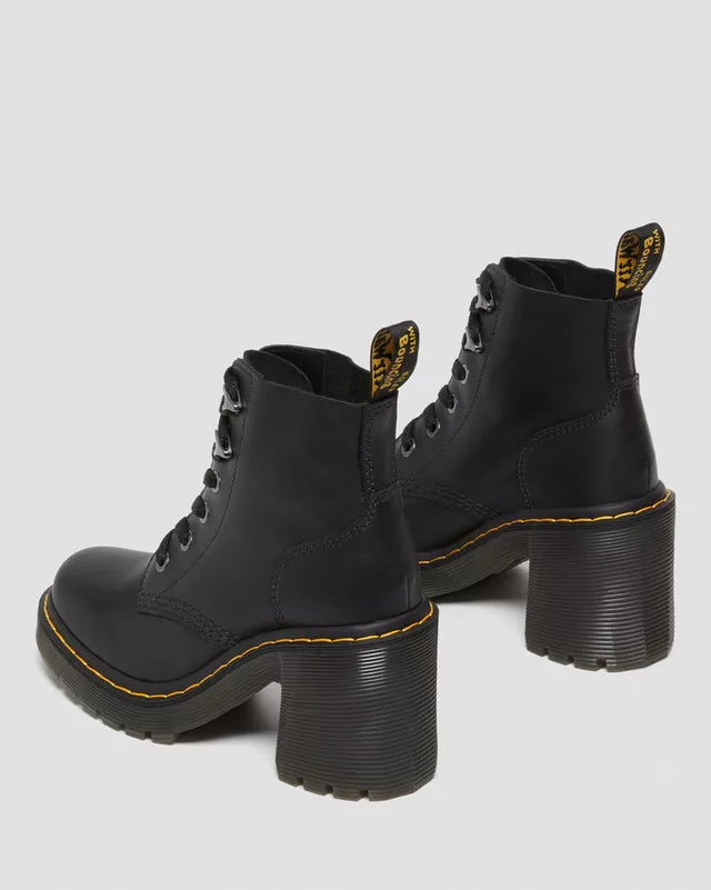 Dr. Martens Jesy Lace Up Flared Heel Boots 27613001