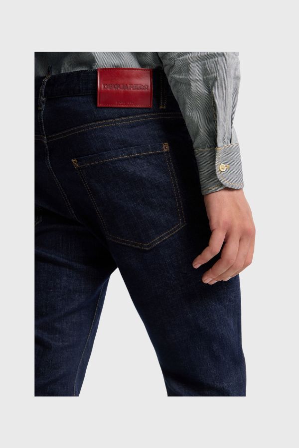 Dsquared2 Dark Rinse Wash Teddy Jeans S74LB1893S30664