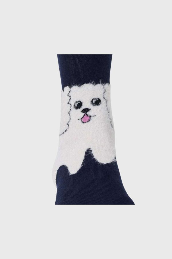 Happy Socks Fluffy Dog Sock P003735-1000