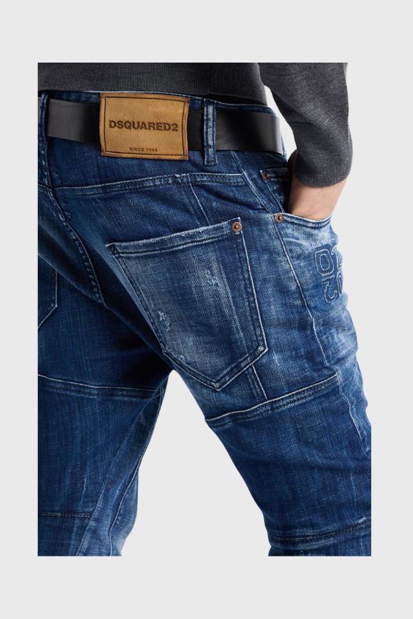 Dsquared2 Dark Milky Way New Biker Jeans S74LB1950D30010