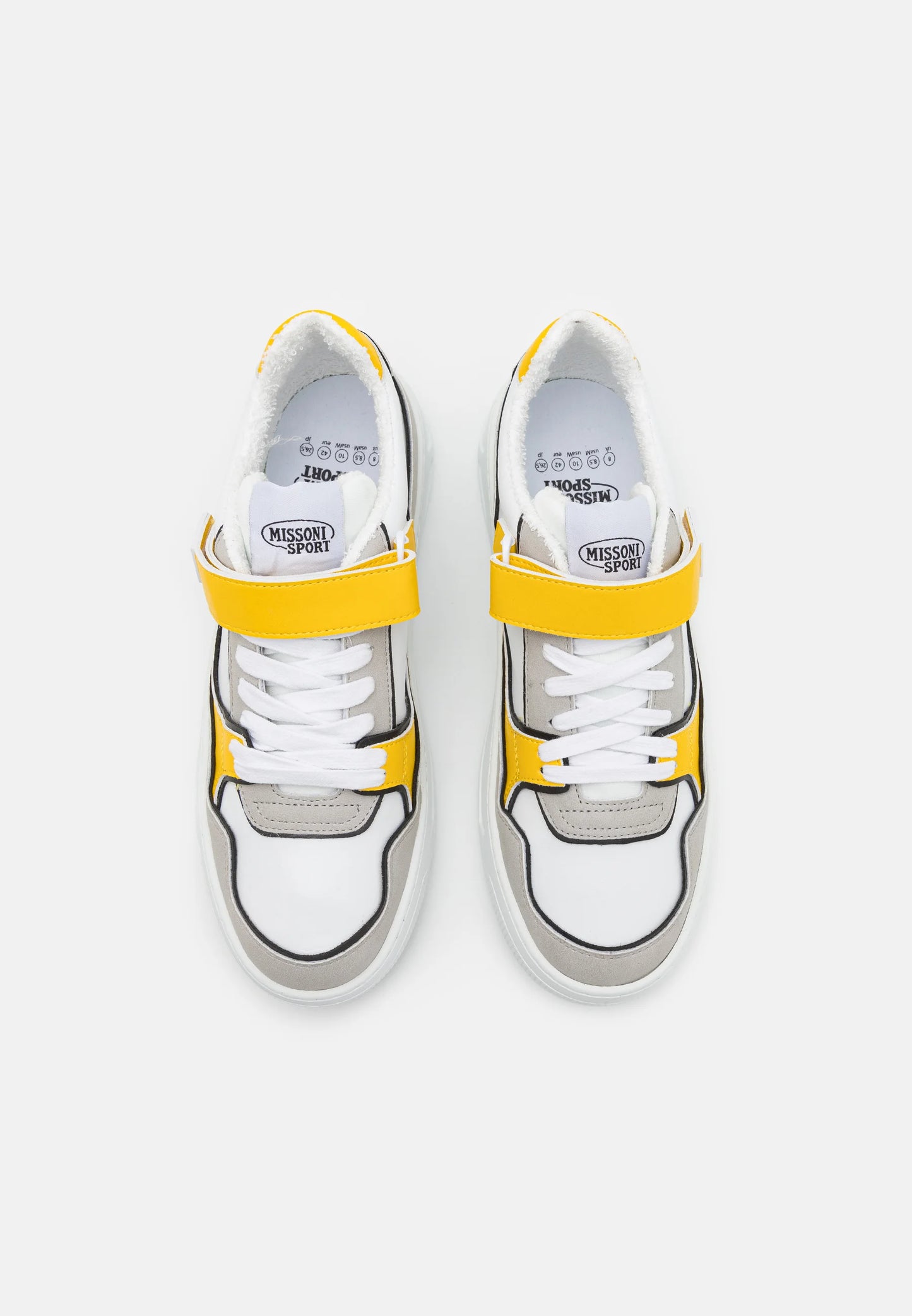 Missoni Tennis in White and Yellow SHMISTEN-209
