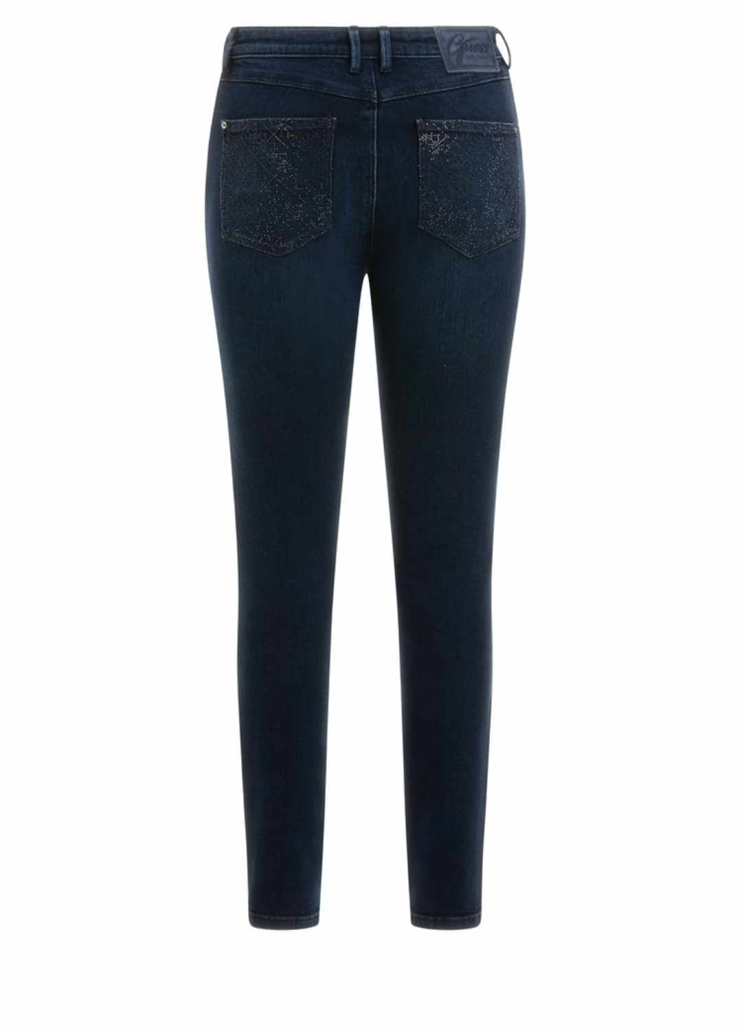 Guess Τζιν Παντελόνι Skinny Azul Marino W3YA46D52J4