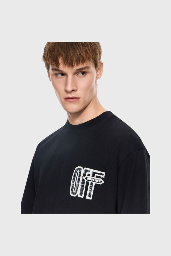 Off White Motion Arrow Skate S/S Tee 44MAA120F26J00Y001