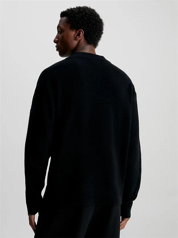 Calvin Klein Blend V-Neck Πουλόβερ K10K111962BEH