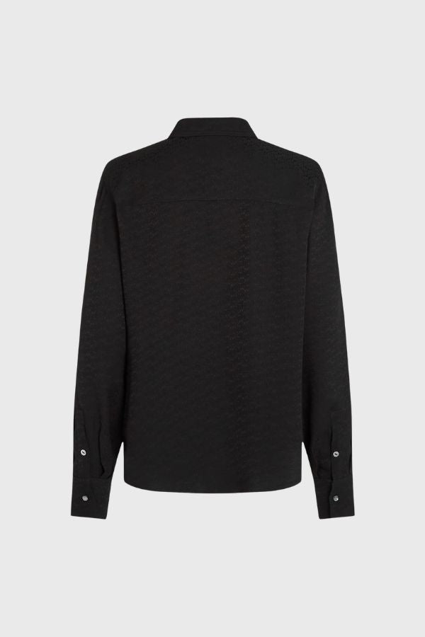 Karl Lagerfeld Logo Jacquard Fluid A4W11012