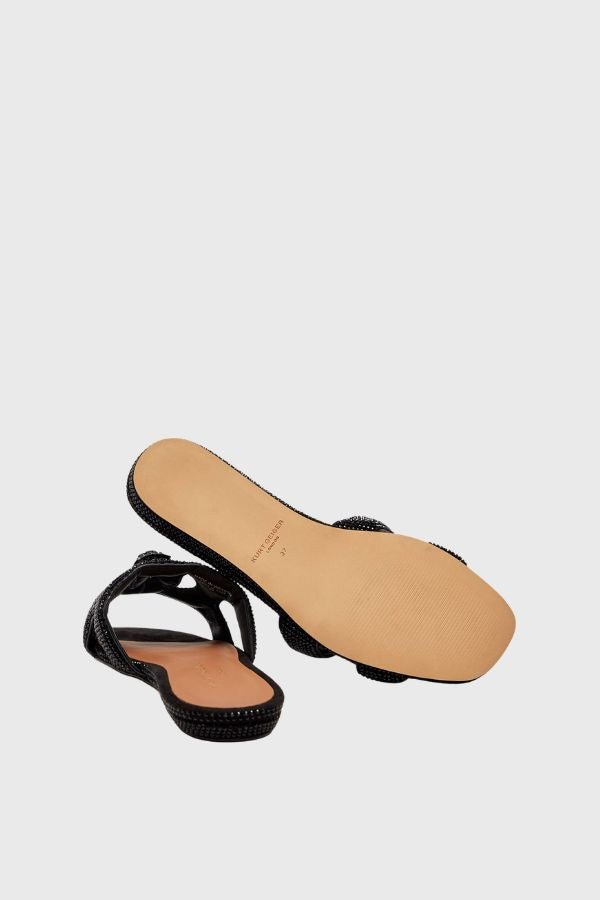 Kurt Geiger Eagle Cut Out Flat Sandal 5611900209