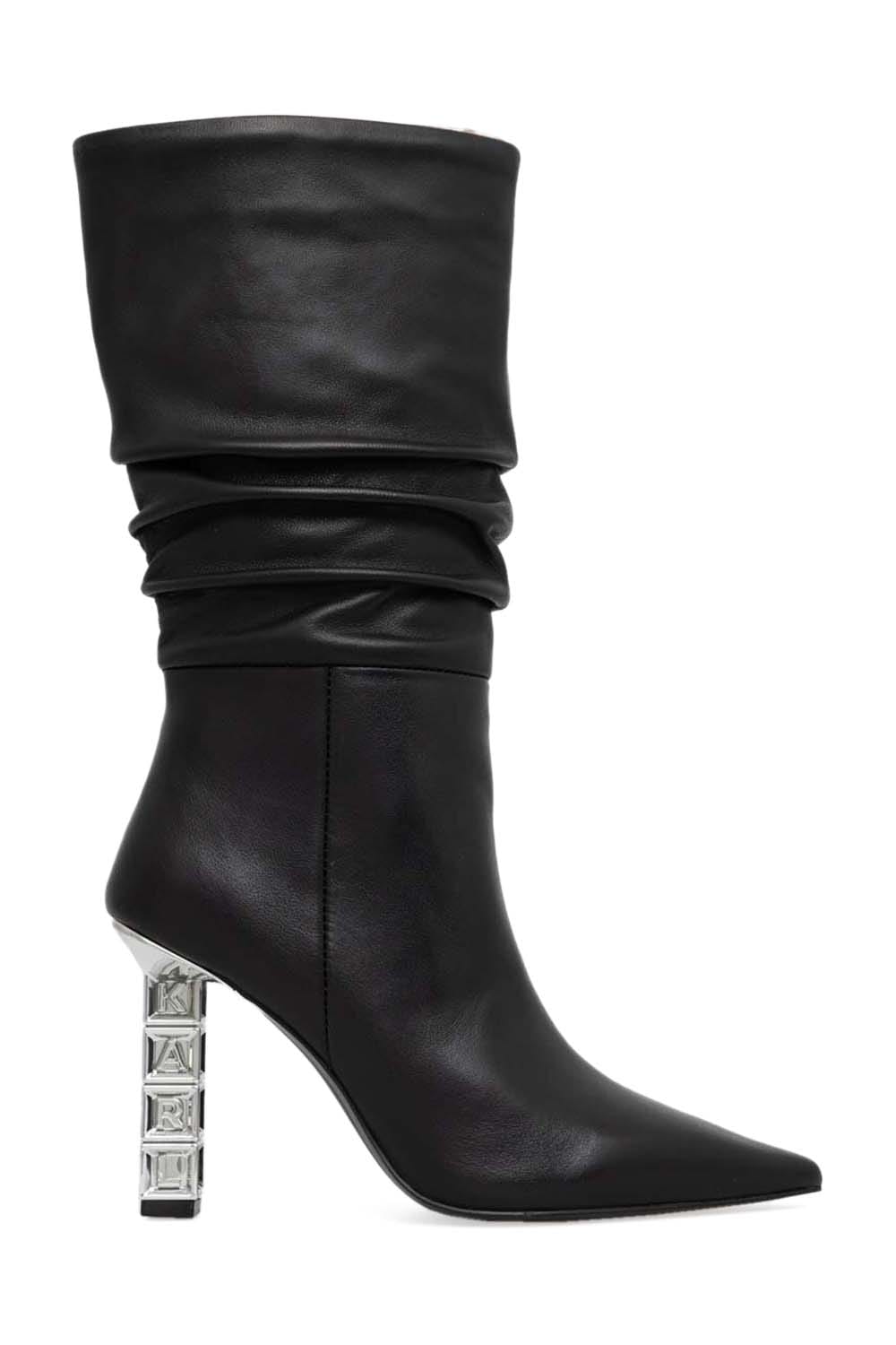 Karl Lagerfeld Mid Leg Ruche Boot KL33455