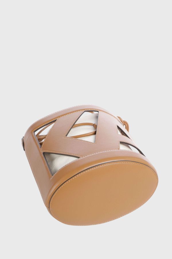 Karl Lagerfeld Ikon Monogram Bucket Bag B3W30142