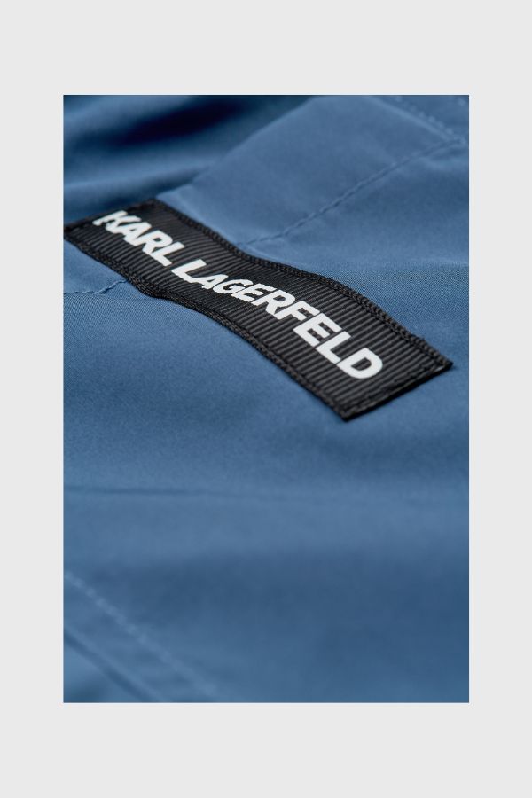 Karl Lagerfeld Metallic Logo Med Boardshorts A1M46067
