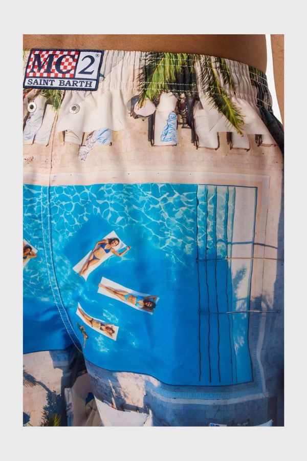 MC2 Saint Barth Gustavia Placed Print Swimshort RD Pool Lifestyle GUS0009-08216L