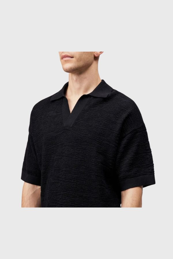 Drykorn Oversized Pure Cotton Knit Polo Laurenzzo 420249
