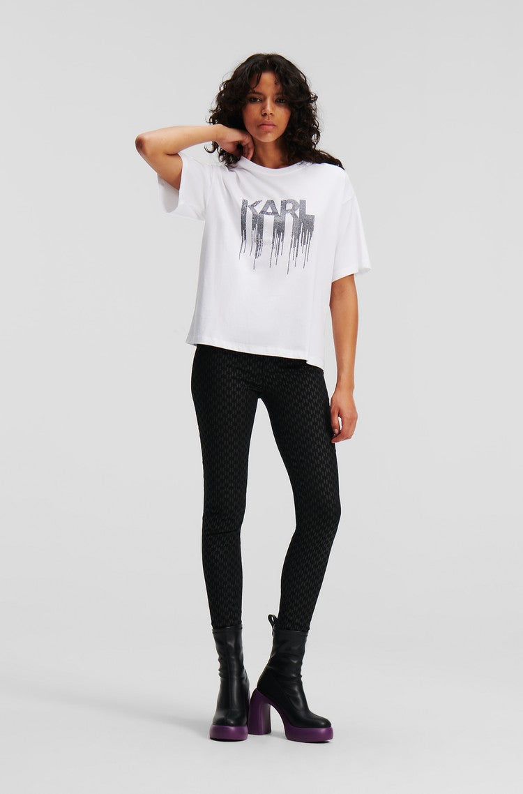 Karl Lagerfeld KL Monogram Skinny Fit Jeans 236W1105
