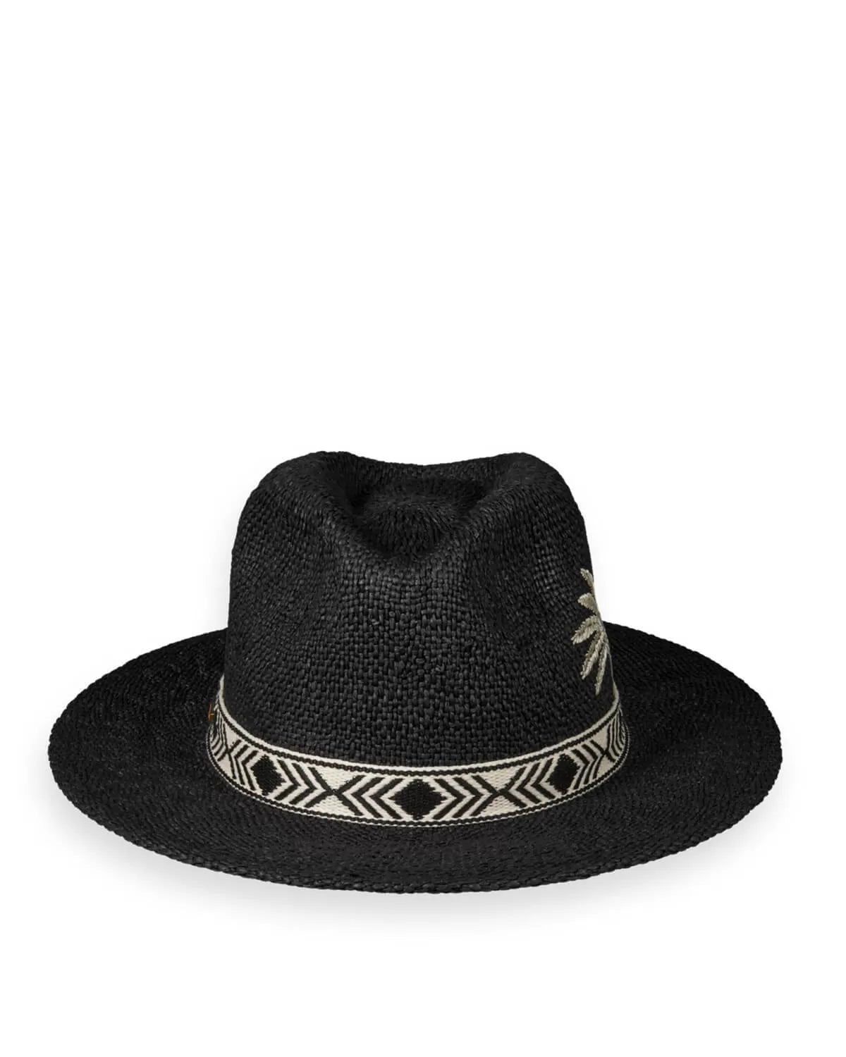 Scotch & Soda Embroidered Straw Panama Καπέλο 177400