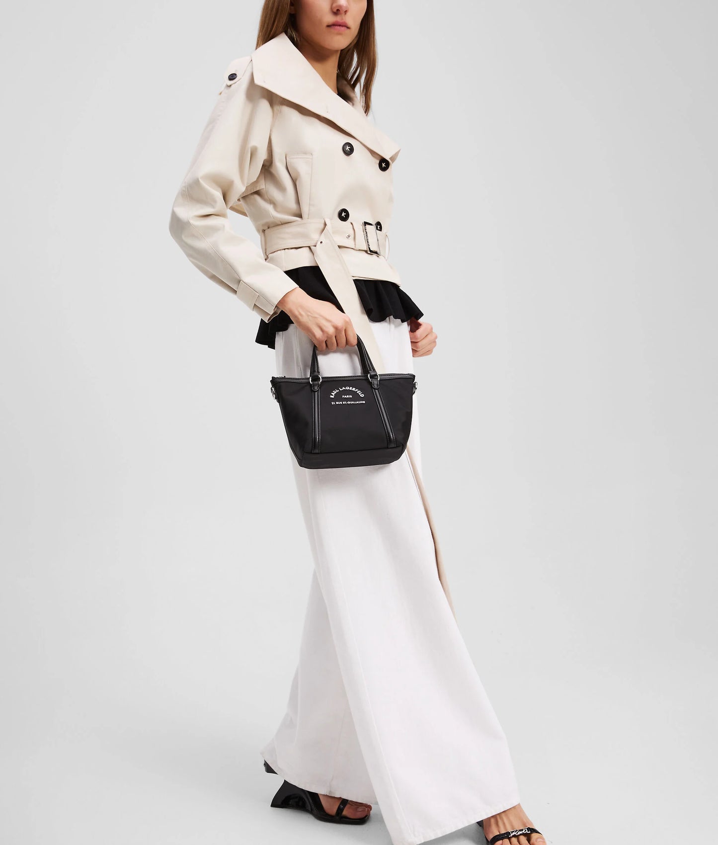 Karl Lagerfeld Rsg Metal Mini Tote Bag A2W30082