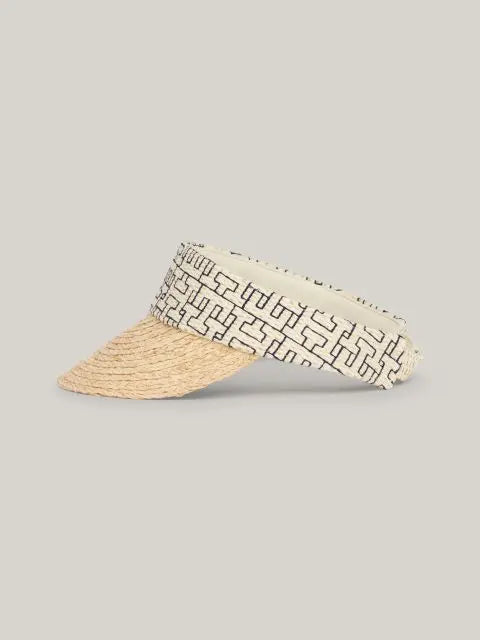 Tommy Hilfiger TH Monogram Ψάθινο Visor AW0AW16041