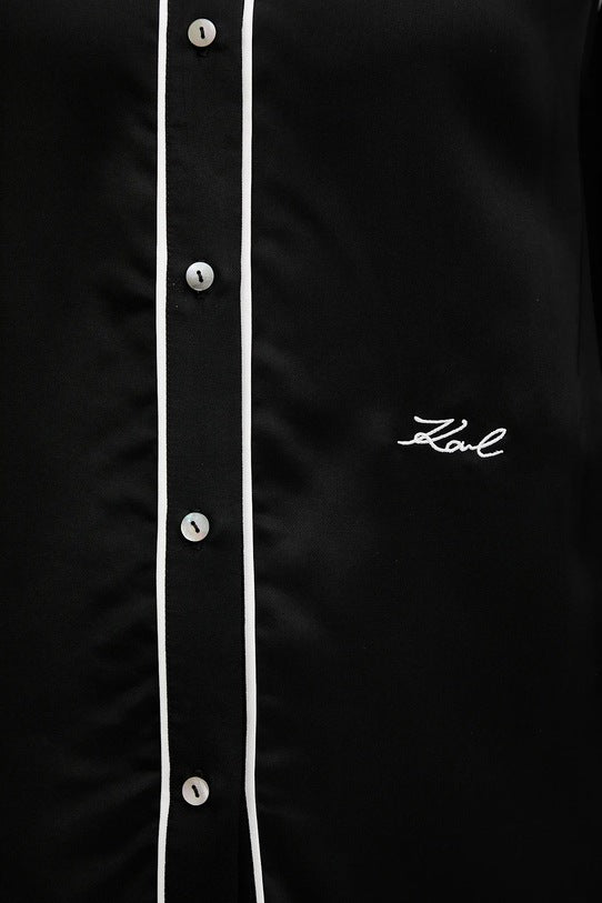 Karl Lagerfeld Contrast Piping Blouse A3W11012
