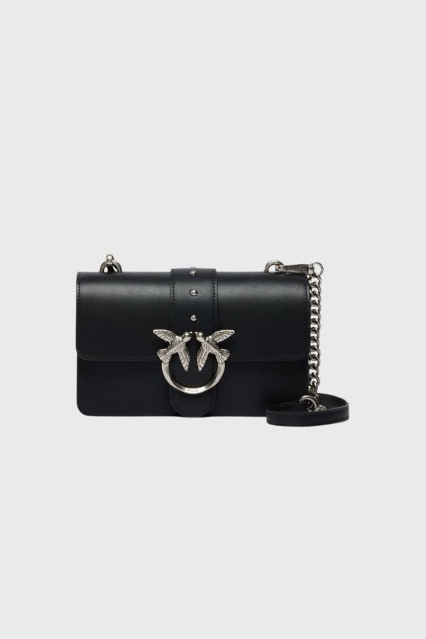 Pinko Μικρή δερματίνη τσάντα Love Bag One με λουρί 105856 A0F1