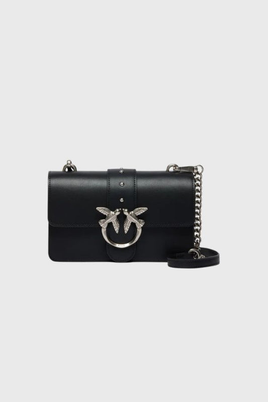 Pinko Μικρή δερματίνη τσάντα Love Bag One με λουρί 105856 A0F1