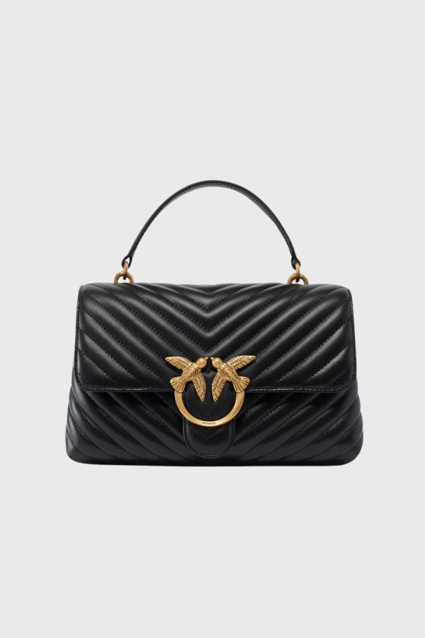 Pinko Classic Lady Love Bag Puff Chevron 100043 A0GK