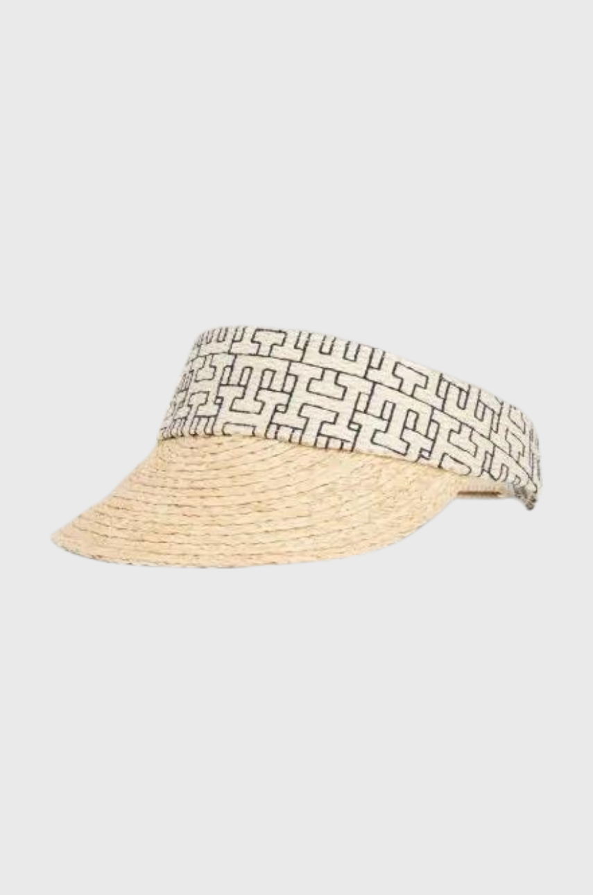 Tommy Hilfiger TH Monogram Ψάθινο Visor AW0AW16041