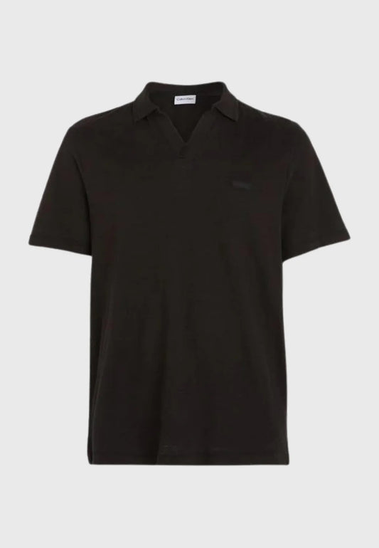 Calvin Klein Coton Linen Open Collar Polo T-Shirt K10K111335