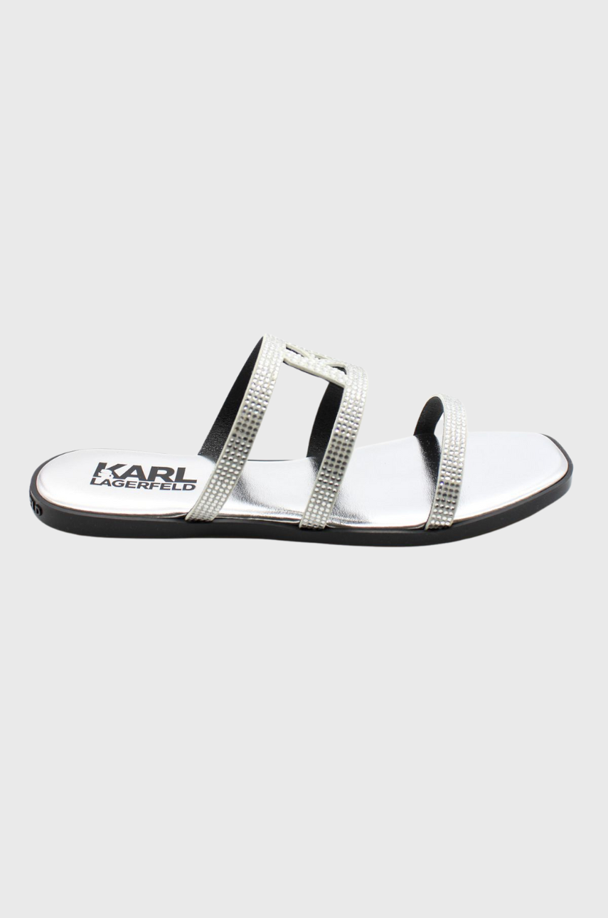 Karl Lagerfeld Γυναικεία Παπούτσια KL Rhinestone Slide KL87405