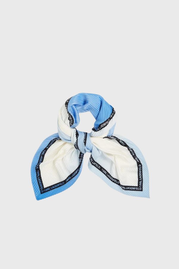 Karl Lagerfeld K/Monogram Degr Pleated Scarf A2W33054