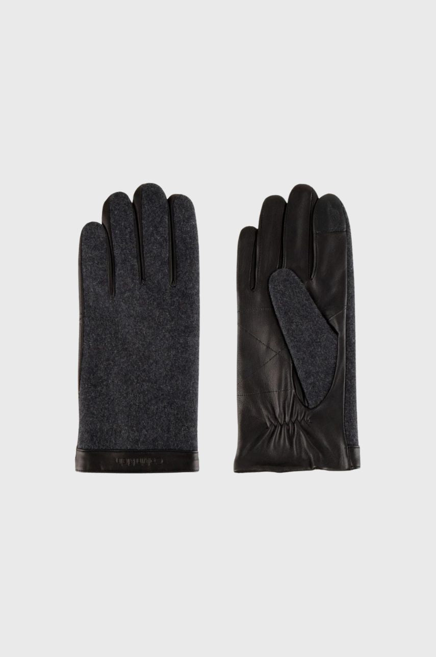 Calvin Klein Leather/Felt Γάντια K50K509542