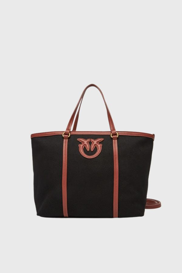 Pinko Canvas Shopping Bag 104714 A2G2