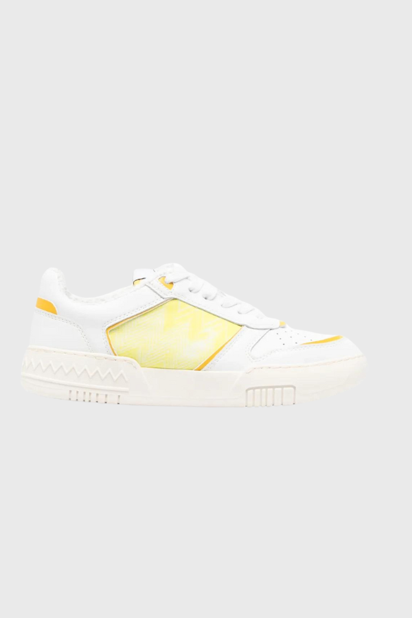 Missoni Basket New Low in White and Yellow Παπούτσια SHMIBNL